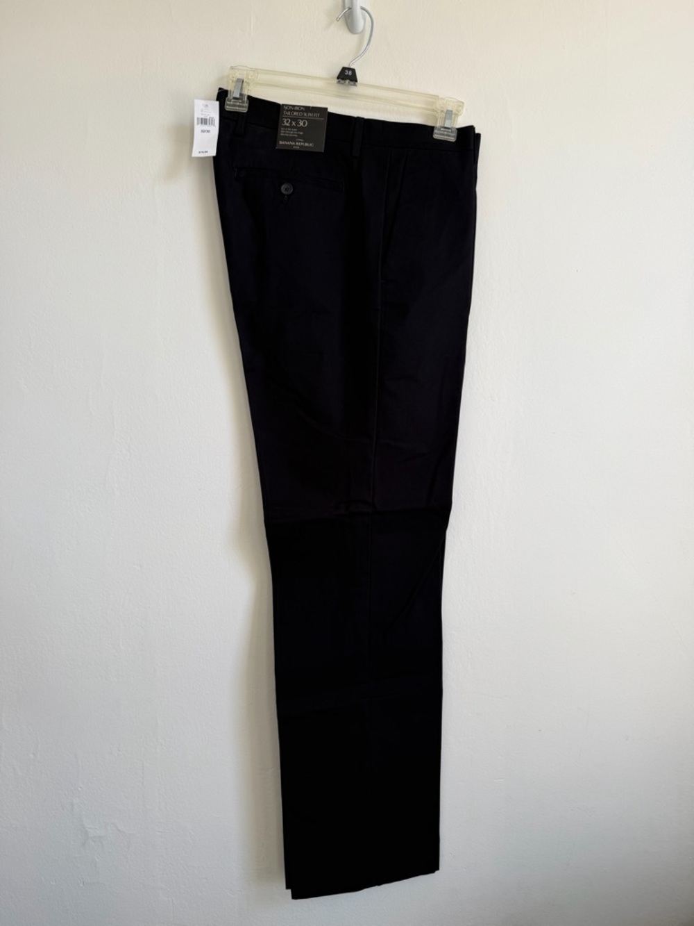 32/30 Banana Republic Factory men's Tailored Slim Fit non-iron pants cotton